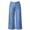 Quần Ống Rộng Culottes Jean Mềm 6047