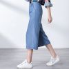 Quần Ống Rộng Culottes Jean Mềm 6047