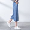 Quần Ống Rộng Culottes Jean Mềm 6047