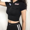 Áo Thun Croptop Dây Kéo 6069