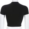 Áo Thun Croptop Dây Kéo 6069