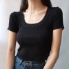 Áo Thun Croptop Trơn 6240 (6 Màu)