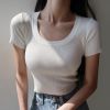 Áo Thun Croptop Trơn 6240 (6 Màu)