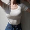 Áo Thun Croptop Trơn 6240 (6 Màu)