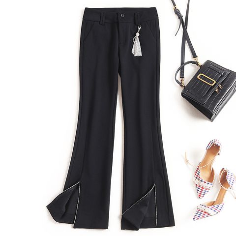  Quần Ống Rộng Xẻ Tà 6299 