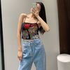 Áo Croptop 2 Dây In Hình 6324