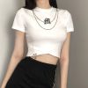 Áo Thun Croptop In Chữ 6345