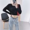 Áo Thun Croptop Trơn 6347 (2 Màu)