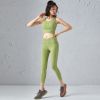 Set Áo Thun Croptop & Quần Legging Thể Thao 6364 (2 Màu)