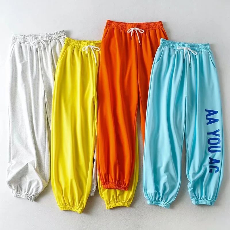 Quần Jogger Lưng Thun In Chữ 6365 (3 Màu)