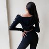 Set Áo Khoác Croptop Hoodie & Quần Legging 6391 (6 Màu)