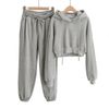 Set Áo Khoác Croptop Hoodie & Quần Jogger 6415 (4 Màu)