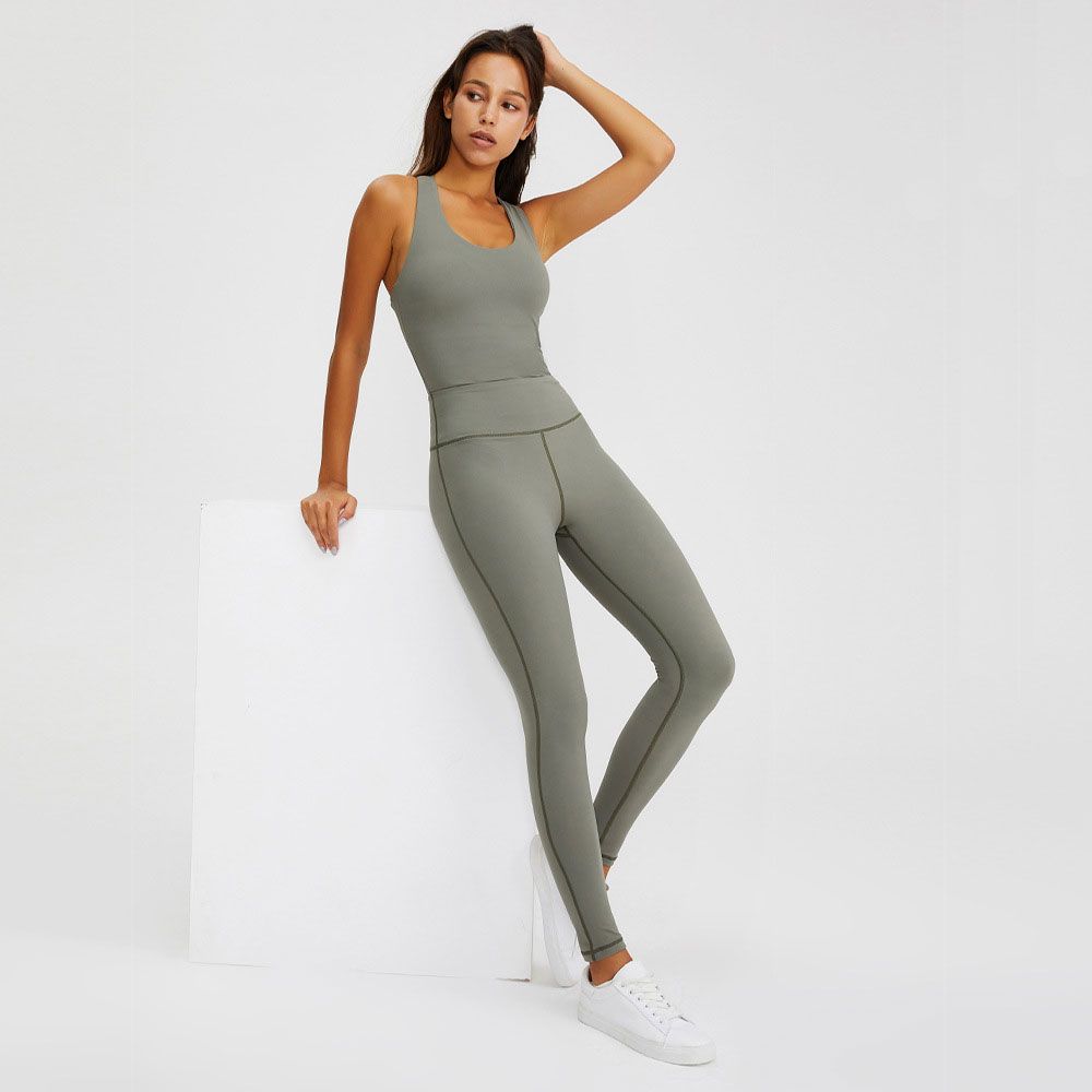 Jumpsuit 2 Dây Trơn Thể Thao 6426 (2 Màu)