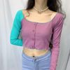 Áo Thun Croptop Trơn 6448 (2 Màu)