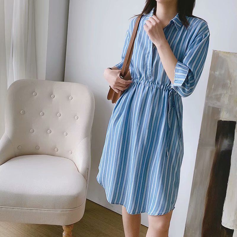ĐẦM SƠ MI NỮ KẺ SỌC MÃ TT01296 Lazadavn #45 ĐẦM SƠ MI NỮ KẺ SỌC MÃ TT01296 Lazadavn