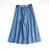 Quần Ống Rộng Jean Mềm Culottes 6461 (2 Màu)