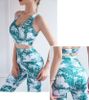 Set Áo Thun Croptop & Quần Legging Thể Thao 6471