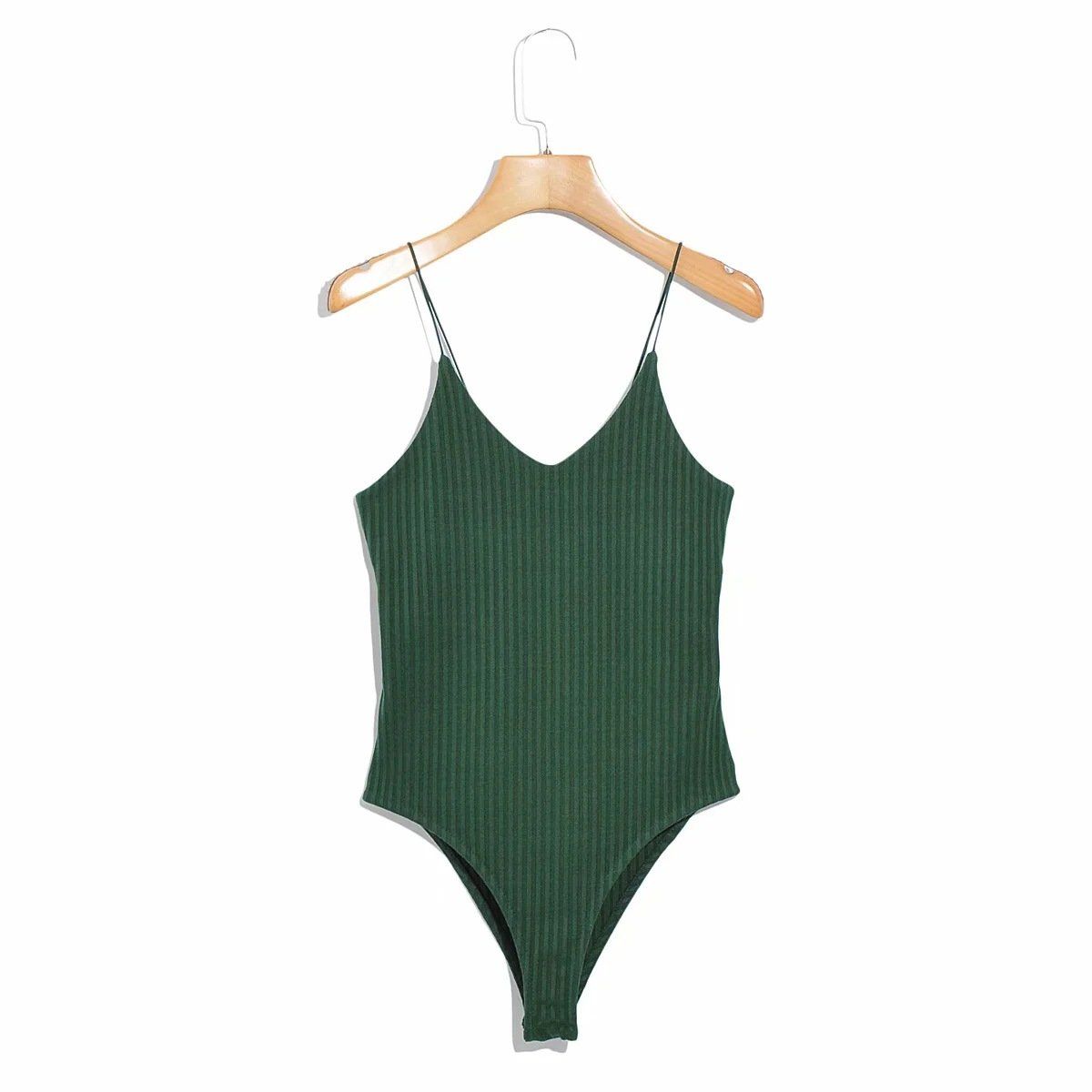 Áo Bodysuit 2 Dây Trơn 6480 (2 Màu)