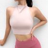 Áo Croptop Cổ Yếm Dây Chéo Lưng 6499 (4 Màu)