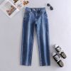 Quần Jean Mềm Ống Suông 6501 (2 Màu)