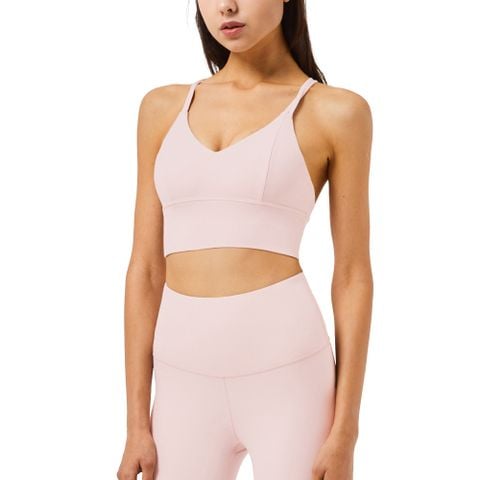  Áo Croptop Thể Thao 2 Dây Đan Chéo Lưng 6545 (2 Màu) 