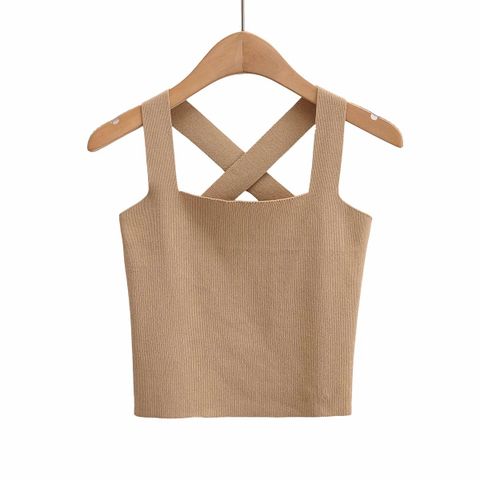  Áo Croptop 2 Dây Đan Chéo Hở Lưng 6556 (3 Màu) 