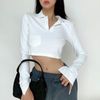 Áo Polo Croptop Tay Dài 6563 (3 Màu)