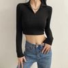 Áo Polo Croptop Tay Dài 6567 (3 Màu)