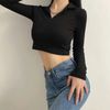 Áo Polo Croptop Tay Dài 6567 (3 Màu)