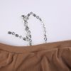 Áo Croptop Tay Dài Bất Đối Xứng 6608