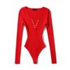 Áo Bodysuit Tay Dài Cổ Sâu 6620 (4 Màu)