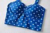 Áo Croptop 2 Dây Chấm Bi 6664 (2 Màu)