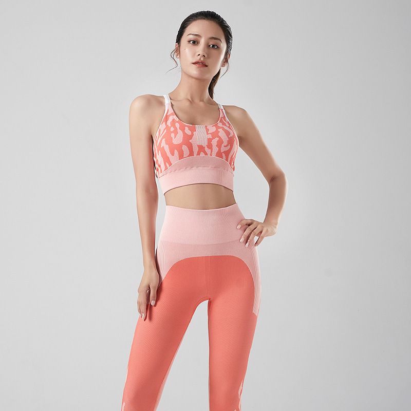 Set Áo Bra & Quần Legging In Họa Tiết 6727 (3 Màu)