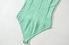 Áo Bodysuit 2 Dây Cổ V 6743