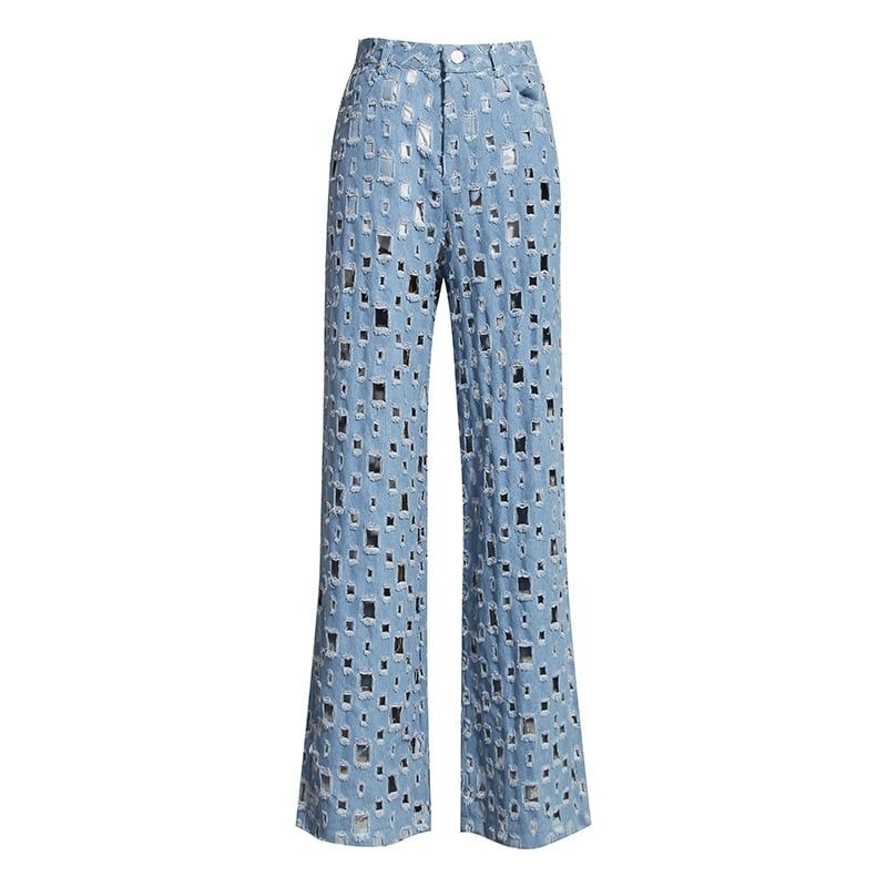 Quần Jean Ống Suông 6762