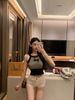 Áo Croptop Cổ Yếm 6808