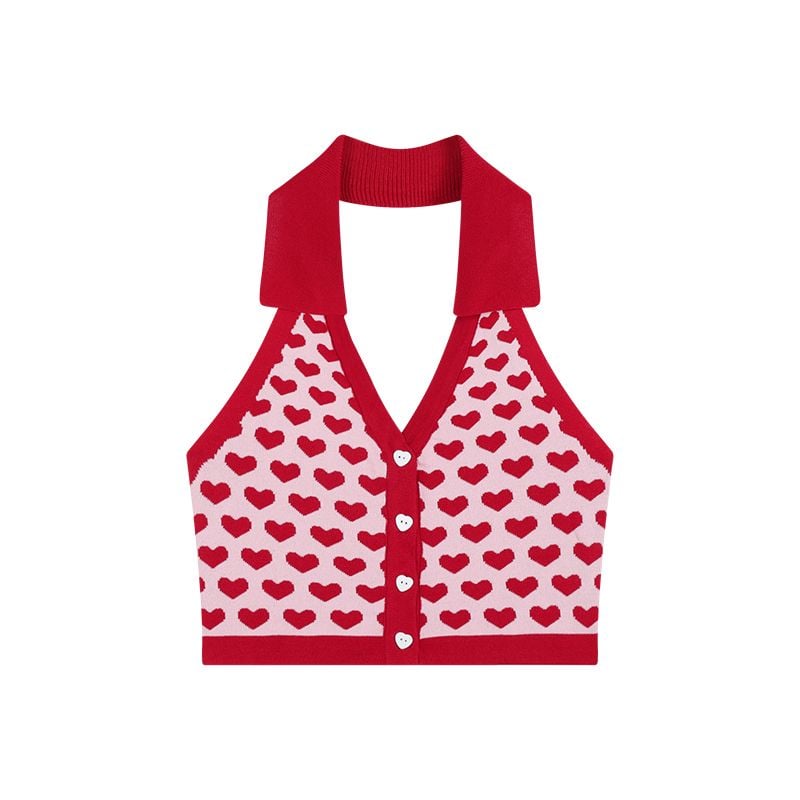 Áo Croptop Cổ Yếm 6888