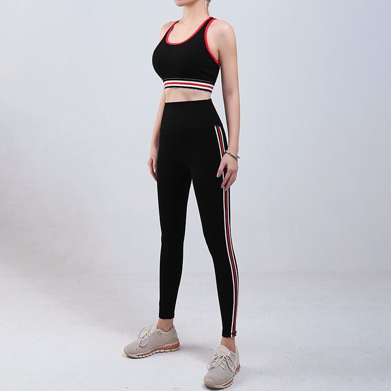 Set Áo Croptop & Quần Legging Thể Thao 6927