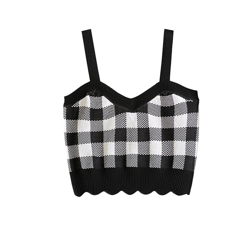 Áo Croptop Len 2 Dây 6939