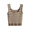 Áo Croptop 3 Lỗ Kẻ Sọc Ngang 6941