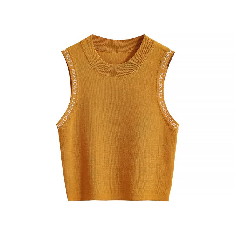Áo Croptop 3 Lỗ In Chữ 6991