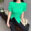 Áo T-Shirt Vạt Xéo 7019