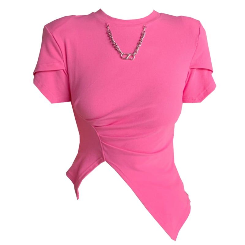 Áo T-Shirt Vạt Xéo 7019