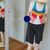 Áo Thun 3 Lỗ Sọc Màu 7044