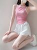 Áo Croptop 3 Lỗ In Chữ 7045