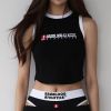 Áo Thun Croptop 3 Lỗ In Chữ 7052