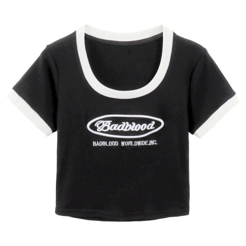 Áo Croptop In Chữ 7062