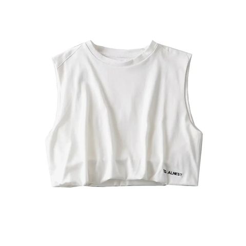  Áo Croptop 3 Lỗ Trơn 7063 