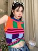 Áo Len 3 Lỗ Sọc Nhiều Màu 7093