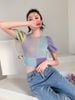 Áo Croptop Tay Bồng 7112